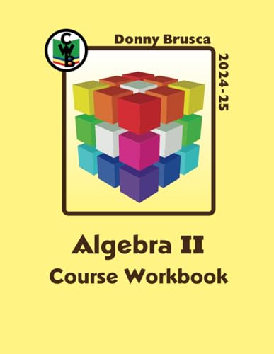Stock image for Algebra II Course Workbook: 2024-25 for sale by GF Books, Inc.