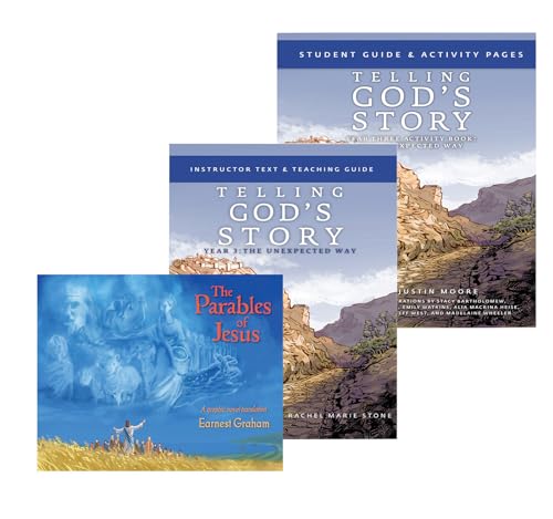 Stock image for Telling God's Story Year 3 Bundle: Includes Instructor Text, Student Guide, and Parables graphic novel (Telling God's Story, 12) for sale by Book Deals