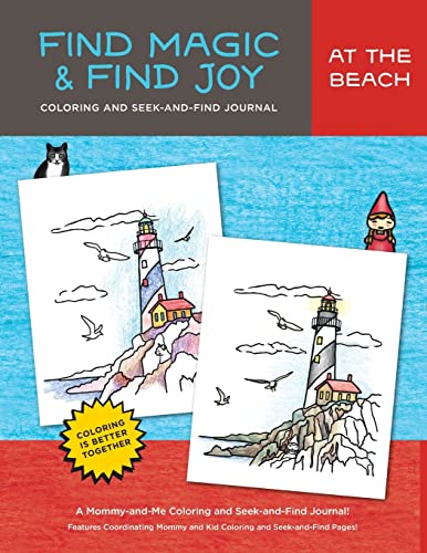 9781952481789: Find Magic & Joy: At the Beach: The Original Mommy-and-Me Coloring and Seek-and-Find Journal (Bright Books)