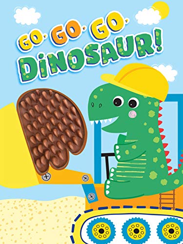 Stock image for Go, Go, Go, Dinosaur - Silicone Touch and Feel Board Book - Sensory Board Book for sale by SecondSale