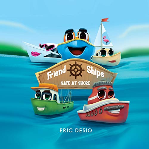 Stock image for Friend Ships - Safe at Shore: Friendship books for kids. Very short bedtime stories for kids for sale by Lucky's Textbooks