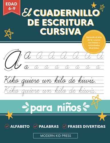 

Libro : El Cuadernillo De Escritura Cursiva Para Nios Un.