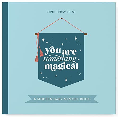 Stock image for Baby Memory Book Boy: Beautiful Modern Baby Book for Boys to Track Special Moments and Milestones (You Are Something Magical) for sale by Big River Books