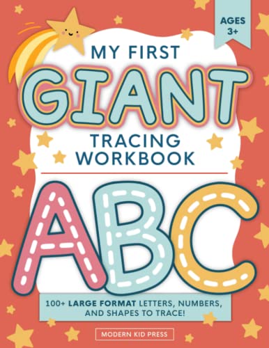 Imagen de archivo de My First Giant Tracing Workbook: Over 100 Large Format Letters, Numbers and Shapes to Trace a la venta por SecondSale