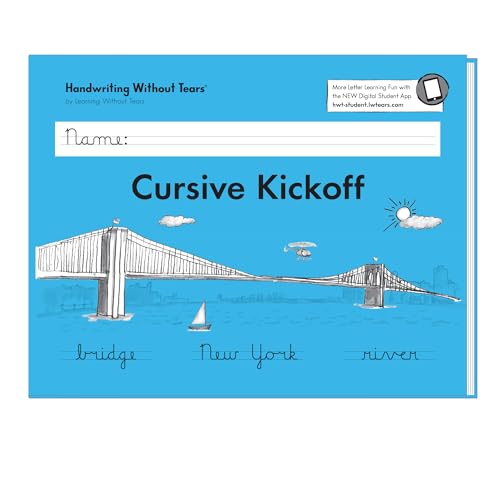 9781952970795: Learning Without Tears - Cursive Kickoff Student Workbook, Current Edition - Handwriting Without Tears Series - 2nd Grade Writing Book - Cursive Writing, Language Arts Lessons - For School or Home Use