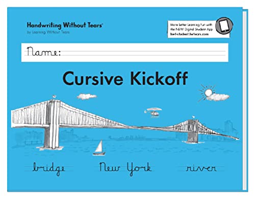 Stock image for Learning Without Tears - Cursive Kickoff Student Workbook, Current Edition - Handwriting Without Tears Series - 2nd Grade Writing Book - Cursive Writing, Language Arts Lessons - For School or Home Use for sale by Georgia Book Company