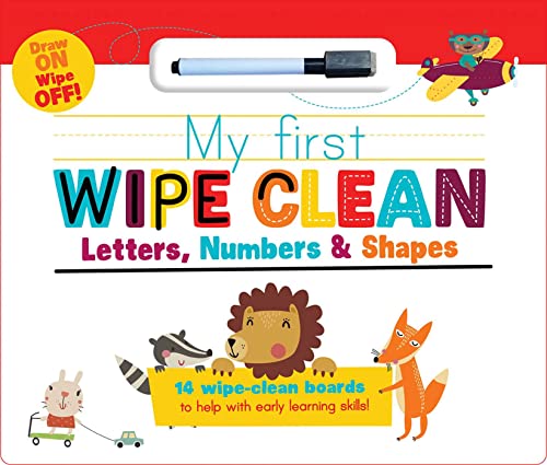 Stock image for My First Wipe Clean: Letters, Numbers & Shapes (MY FIRST WIPE CLEAN PADS) [Hardcover] Little Genius Books for sale by Lakeside Books