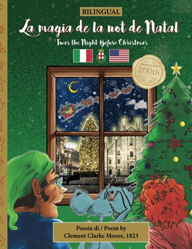 Beispielbild fr BILINGUAL 'Twas the Night Before Christmas - 200th Anniversary Edition zum Verkauf von PBShop.store US
