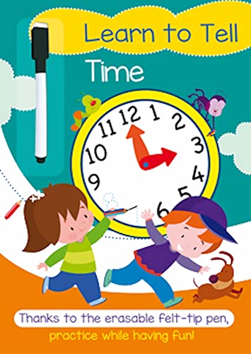 9781953652317: Learn to Tell Time: Book with Felt-Tip Pen