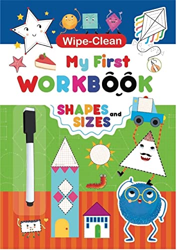 9781953652348: Shapes and Sizes: My First Workbook (The Wipe-Clean Series for Children)