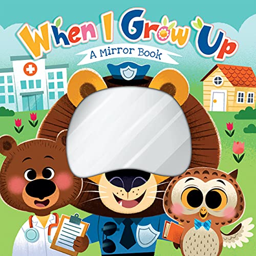 9781953756817: When I Grow Up - Childrens Board Book - Mirror Board Book