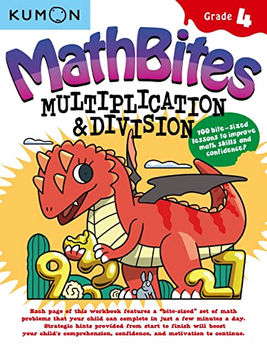 Beispielbild fr Kumon Math Bites: Grade 4 Multiplication and Division-100 Bite-Sized Lessons to Improve Math Skills and Confidence! zum Verkauf von Blackwell's