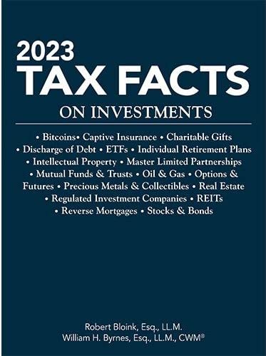 Stock image for 2023 Tax Facts on Investments for sale by suffolkbooks