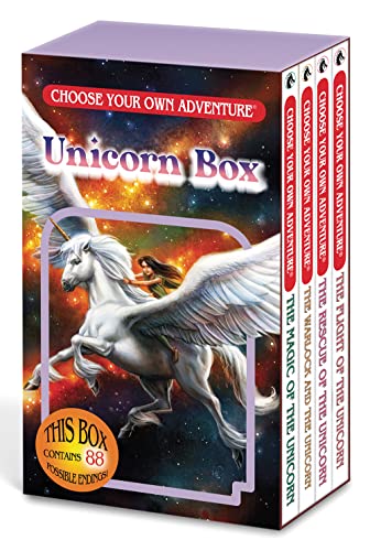 Beispielbild fr Choose Your Own Adventure 4-Book Boxed Set Unicorn Box (The Magic of the Unicorn, The Warlock and the Unicorn, The Rescue of the Unicorn, The Flight of the Unicorn) zum Verkauf von GF Books, Inc.