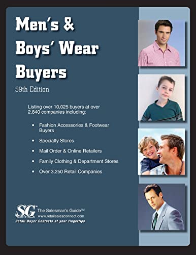 Stock image for Men's & Boys Wear Buyers Directory 2022 (The Salesmans Guides) for sale by Lucky's Textbooks
