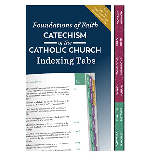 Stock image for Foundations of Faith Catechism of the Catholic Church Indexing Tabs for sale by GF Books, Inc.