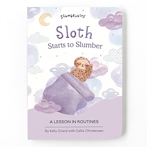 Stock image for Slumberkins Sloth Starts to Slumber: A Lesson In Routines | Promotes Routines, Relaxation Coping Skills | Social Emotional Tools for Ages 0+ for sale by Red's Corner LLC