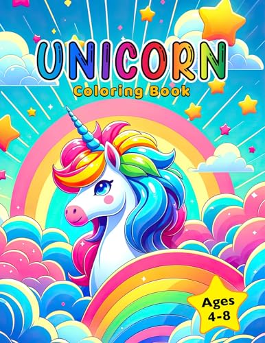 Stock image for Unicorn Coloring Book: For Kids Ages 4-8 (Coloring Books for Kids) for sale by Books Unplugged