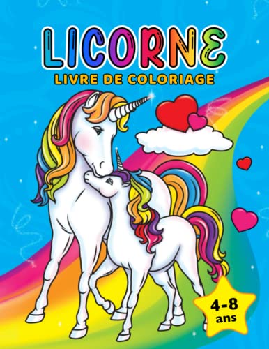 Licorne livre de coloriage : Pour les enfants de 4 à 8 ans - Golden Age Press