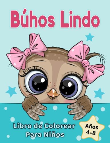 Stock image for Lindos Bhos Libro de Colorear para Nios 4- 8 aos: Adorables Diseos de Animales de Dibujos Animados (Spanish Edition) for sale by GF Books, Inc.