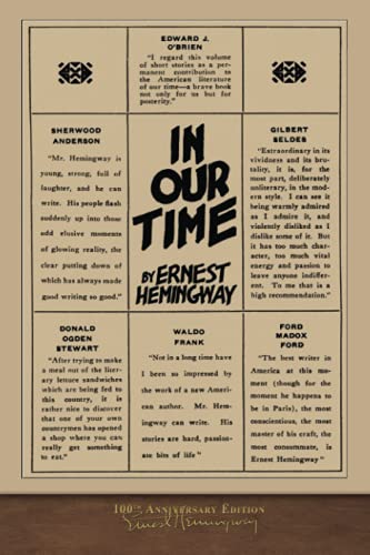 Imagen de archivo de In Our Time: 100th Anniversary Edition a la venta por Big River Books