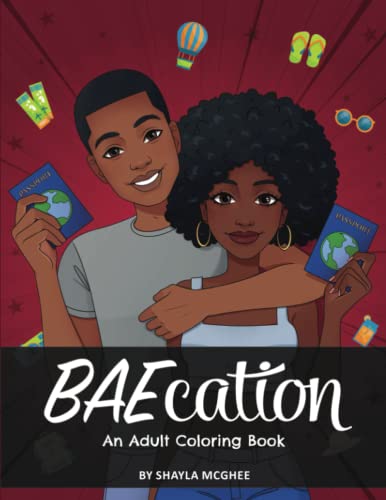Stock image for BAEcation: An Adult Coloring Book for sale by Books Unplugged