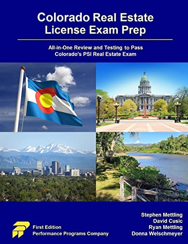 Stock image for Colorado Real Estate License Exam Prep: All-in-One Review and Testing to Pass Colorado's PSI Real Estate Exam for sale by Books Unplugged