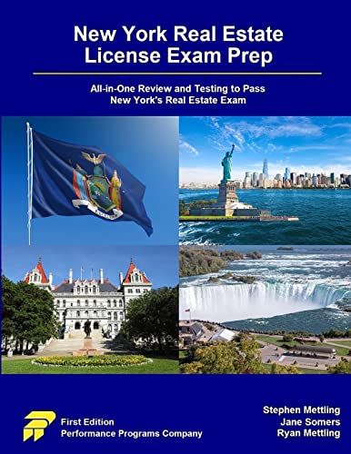 Stock image for New York Real Estate License Exam Prep: All-in-One Review and Testing to Pass New York's Real Estate Exam for sale by GreatBookPrices