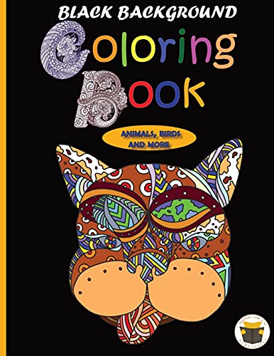 Stock image for Black Background Coloring Book for sale by Lucky's Textbooks