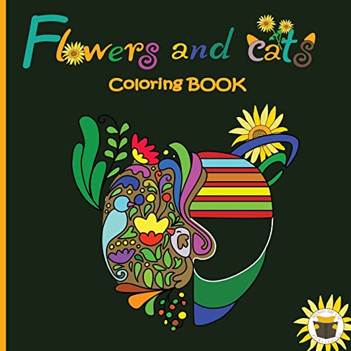 Stock image for Flowers and Cats Coloring Book for sale by GreatBookPrices