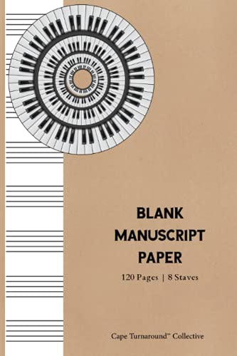 Stock image for Blank Manuscript Paper | Notebook: For Students, Musician, Songwriters and Composers (6" x 9") for sale by Books Unplugged