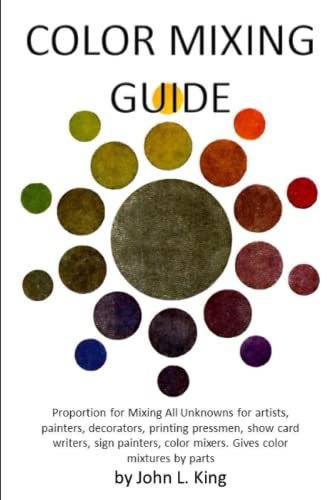 Stock image for Color Mixing Guide: for artists, painters, decorators, printing pressmen, show card writers, sign painters, color mixers, gives color mixtures by parts for sale by GF Books, Inc.