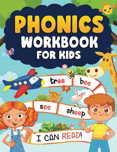 Stock image for Phonics Workbook for Kids 4-6: More Than 80 Pages to Learn Letters, New Words, Practice Letter Sounds, Practice Reading and More! | Phonics Activities . for Little Readers and Kids Ages 4, 5 & 6 for sale by ThriftBooks-Dallas