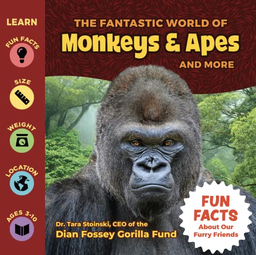 Beispielbild fr The Fantastic World of Monkeys and Apes and More - An Educational Children's Primate Book Featuring Gorillas, Lemurs, Orangutans, Baboons, Chimpanzees, and more? A Wonderful Primates Book for Jungle Loving Kids zum Verkauf von SecondSale