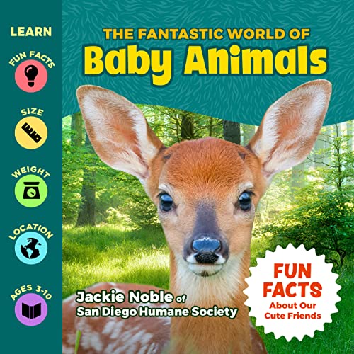 Beispielbild fr The Fantastic World of Baby Animals - A Children?s Book about Lion Cubs, Seal Pups, Ducklings, Piglets, Puppies, Kittens and more. An Adorable and Educational Animal Fun Fact Book for Kids of All Ages zum Verkauf von GF Books, Inc.