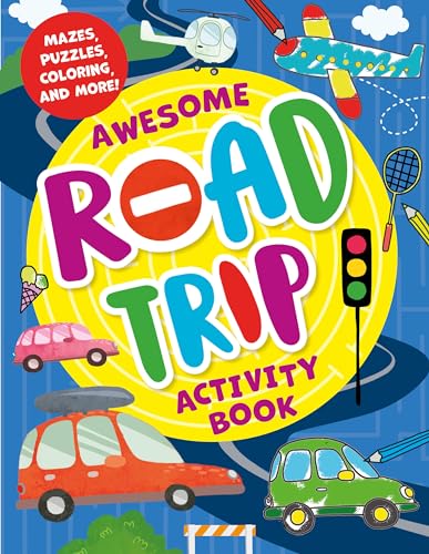 Stock image for Awesome Road Trip Activity Book: Mazes, Puzzles, Coloring, and More! for sale by GF Books, Inc.