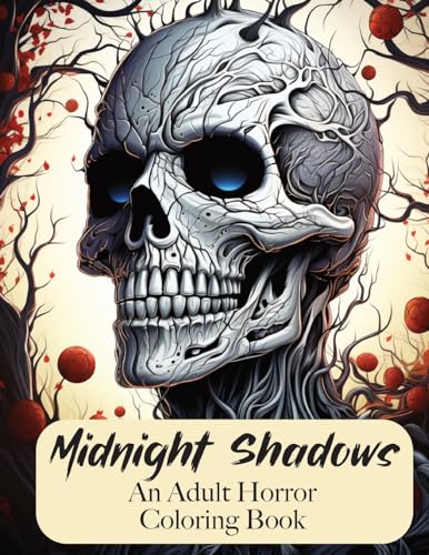 Stock image for Midnight Shadows: An Adult Horror Coloring Book for sale by GF Books, Inc.