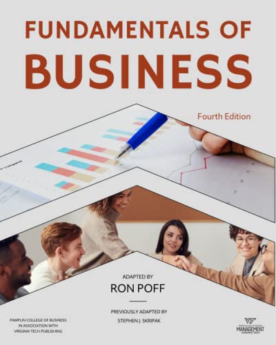Stock image for Fundamentals of Business (black and white) 4th edition for sale by ThriftBooks-Dallas