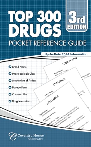 

Top 300 Drugs Pocket Reference Guide (2024 Edition)