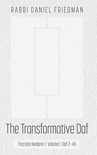 Stock image for Transformative Daf: Nedarim, Volume 1 for sale by Red's Corner LLC