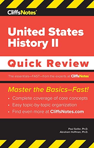 Stock image for CliffsNotes United States History II: Quick Review for sale by Books Unplugged