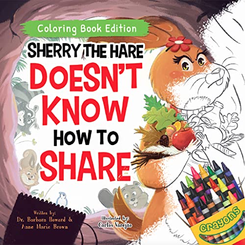 Beispielbild fr Sherry the Hare Doesn't Know How to Share: Coloring Book Edition zum Verkauf von Buchpark