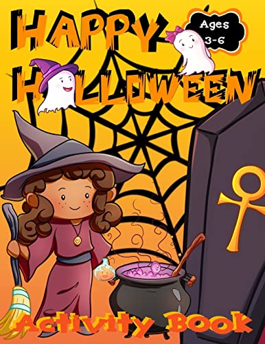 9781957988634: Happy Halloween Activity Book for Kids