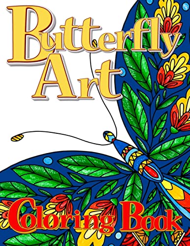 Stock image for Butterfly Art Coloring Book for Adults for sale by Book Deals