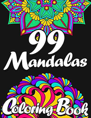 Imagen de archivo de 99 Mandalas Coloring Book for Adults a la venta por Books Unplugged