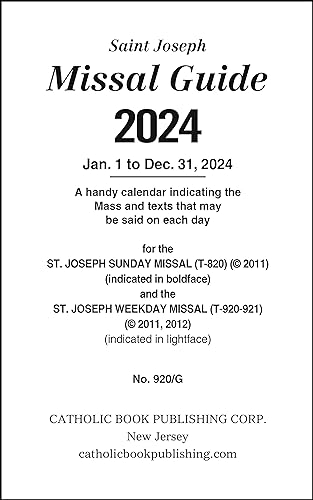 Beispielbild fr Missal Guide 2024 zum Verkauf von Blackwell's