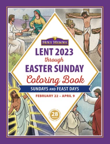Beispielbild fr Lent 2023 through Easter Sunday Coloring Pages zum Verkauf von GF Books, Inc.