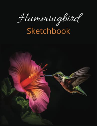 Stock image for Hummingbird Sketchbook: Notebook Suitable for Drawing, Writing, Painting, Sketching or Doodling, with 110 Pages and Dimensions of 8.5 X 11 (Hummingbird Edition) for sale by GF Books, Inc.