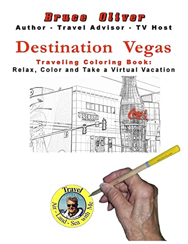 9781970029093: Destination Vegas Traveling Coloring Book: 30 Illustrations, Relax, Color and Take a Virtual Vacation: Volume 3 (Traveling Coloring Books) [Idioma Ingls]