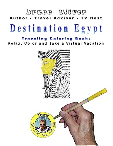 9781970029130: Destination Egypt Traveling Coloring Book: 30 Illustrations, Relax, Color and Take a Virtual Vacation: 5 (Destination Coloring Books)